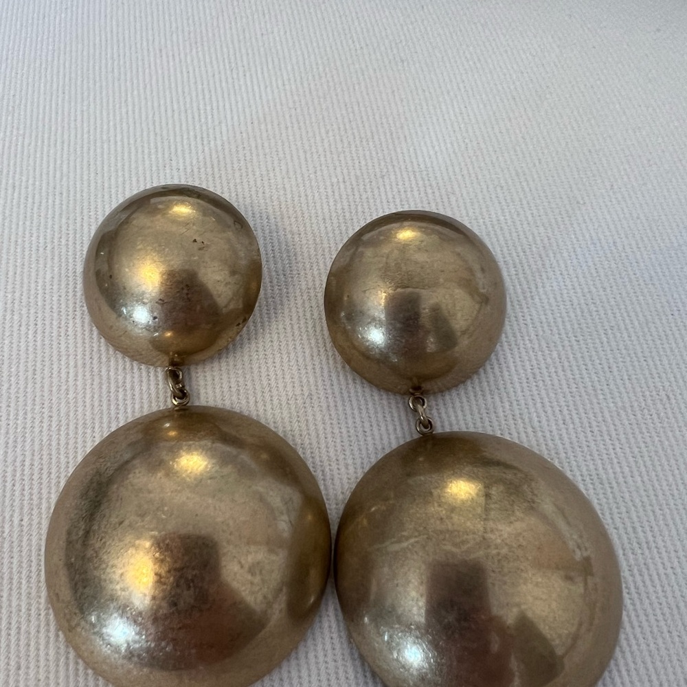 Elegant Gold-Tone Statement Earrings